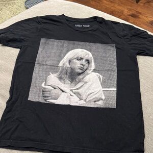 Billie Eilish Black Graphic Tee - Women's Short Sleeve